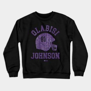 Olabisi Johnson Minnesota Helmet Font Crewneck Sweatshirt